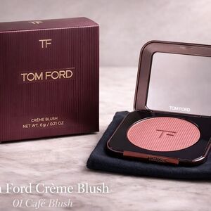 Tom Ford Crème Blush 01 Café Blush 6g Luxury Designer Makeup NIB